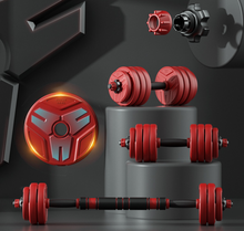 Load image into Gallery viewer, Top Grade Steel Dumbbell Set - Adjustable Sub-Barbell Kettle Set. 40KG
