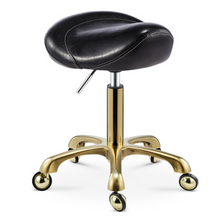 Load image into Gallery viewer, Professional Hairdressing Salon Barber Stool - Adjustable Height on Wheels - Many Colours
