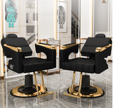Load image into Gallery viewer, Professional Hairdressing Salon Barber Chair - Adjustable 360 Swivel - Many Colours
