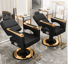 Load image into Gallery viewer, Professional Hairdressing Salon Barber Chair - Adjustable 360 Swivel - Many Colours
