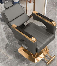 Load image into Gallery viewer, Professional Hairdressing Salon Barber Chair - Adjustable 360 Swivel - Many Colours
