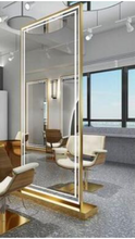 Load image into Gallery viewer, Commercial Professional Hairdressing Salon Barber Mirror - Double Sided Free Standing
