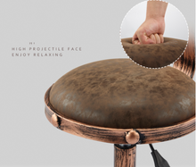 Load image into Gallery viewer, Commercial Professional Hairdressing Salon Barber Stool Iron Antique Retro - Many Colours &amp; Styles
