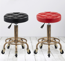 Load image into Gallery viewer, Commercial Professional Hairdressing Salon Barber Stool Iron Antique Retro - Many Colours &amp; Styles
