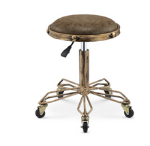 Load image into Gallery viewer, Commercial Professional Hairdressing Salon Barber Stool Iron Antique Retro - Many Colours &amp; Styles
