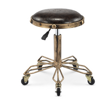 Load image into Gallery viewer, Commercial Professional Hairdressing Salon Barber Stool Iron Antique Retro - Many Colours &amp; Styles
