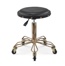 Load image into Gallery viewer, Commercial Professional Hairdressing Salon Barber Stool Iron Antique Retro - Many Colours &amp; Styles
