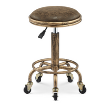 Load image into Gallery viewer, Commercial Professional Hairdressing Salon Barber Stool Iron Antique Retro - Many Colours &amp; Styles
