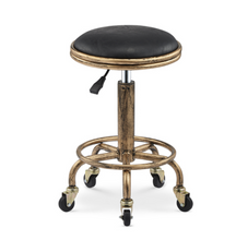 Load image into Gallery viewer, Commercial Professional Hairdressing Salon Barber Stool Iron Antique Retro - Many Colours &amp; Styles
