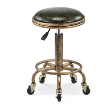 Load image into Gallery viewer, Commercial Professional Hairdressing Salon Barber Stool Iron Antique Retro - Many Colours &amp; Styles

