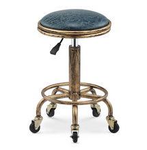 Load image into Gallery viewer, Commercial Professional Hairdressing Salon Barber Stool Iron Antique Retro - Many Colours &amp; Styles
