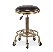 Load image into Gallery viewer, Commercial Professional Hairdressing Salon Barber Stool Iron Antique Retro - Many Colours &amp; Styles
