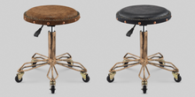 Load image into Gallery viewer, Commercial Professional Hairdressing Salon Barber Stool Iron Antique Retro - Many Colours &amp; Styles
