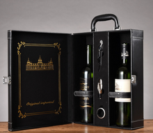 Load image into Gallery viewer, &quot;Arna Lisa&quot; Royal Collection - Twin Leather Box - Top Line Gift Box + Accessories
