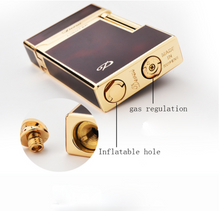 Load image into Gallery viewer, &quot;Arna Lisa&quot; Royal Collection - Top End Lighter Refillable Metal + Gift Box
