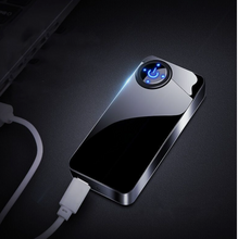 Load image into Gallery viewer, &quot;Arna Lisa&quot; Royal Collection - Top End Unique Business Hi Tech Touch Lighter USB Rechargeable Metal Engraving  + Gift Box
