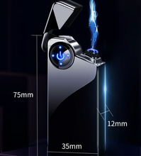 Load image into Gallery viewer, &quot;Arna Lisa&quot; Royal Collection - Top End Unique Business Hi Tech Touch Lighter USB Rechargeable Metal Engraving  + Gift Box
