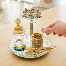 Load image into Gallery viewer, &quot;Arna Lisa&quot; Royal Collection - Top End Crystal Diamond Incense Burner Set
