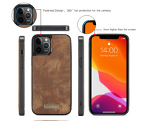 Load image into Gallery viewer, &quot;Arna Lisa&quot; Royal Collection - Designer Leather iPhone Case/Wallet 2 in 1 Magnetic iPhone 12-14
