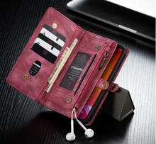 Load image into Gallery viewer, &quot;Arna Lisa&quot; Royal Collection - Designer Leather iPhone Case/Wallet 2 in 1 Magnetic iPhone 12-14
