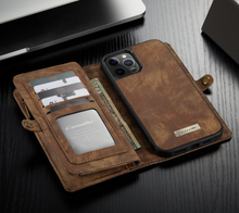 Load image into Gallery viewer, &quot;Arna Lisa&quot; Royal Collection - Designer Leather iPhone Case/Wallet 2 in 1 Magnetic iPhone 12-14
