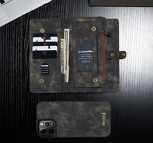 Load image into Gallery viewer, &quot;Arna Lisa&quot; Royal Collection - Designer Leather iPhone Case/Wallet 2 in 1 Magnetic iPhone 12-14
