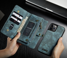 Load image into Gallery viewer, &quot;Arna Lisa&quot; Royal Collection - Designer Leather iPhone Case/Wallet 2 in 1 Magnetic iPhone 12-14
