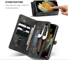 Load image into Gallery viewer, &quot;Arna Lisa&quot; Royal Collection - Designer Leather Samsung Case/Wallet 2 in 1 Magnetic
