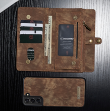 Load image into Gallery viewer, &quot;Arna Lisa&quot; Royal Collection - Designer Leather Samsung Case/Wallet 2 in 1 Magnetic
