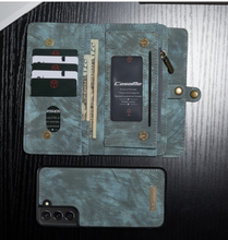Load image into Gallery viewer, &quot;Arna Lisa&quot; Royal Collection - Designer Leather Samsung Case/Wallet 2 in 1 Magnetic
