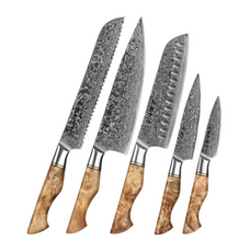 Load image into Gallery viewer, &quot;Arna Lisa&quot; Royal Collection - Luxury Top End Knife Set - Master Series
