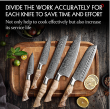 Load image into Gallery viewer, &quot;Arna Lisa&quot; Royal Collection - Luxury Top End Knife Set - Master Series
