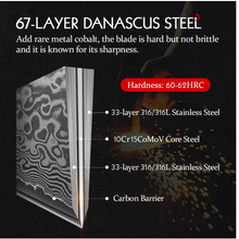 Load image into Gallery viewer, &quot;Arna Lisa&quot; Royal Collection - Luxury Top End Knife Set - Master Series

