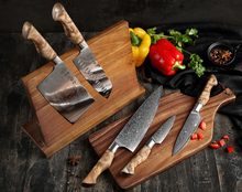 Load image into Gallery viewer, &quot;Arna Lisa&quot; Royal Collection - Luxury Top End Knife Set - Master Series
