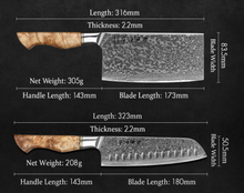Load image into Gallery viewer, &quot;Arna Lisa&quot; Royal Collection - Luxury Top End Knife Set - Master Series
