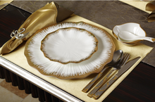 Load image into Gallery viewer, &quot;Arna Lisa&quot; Royal Collection - Luxury 60 Piece Ceramic Dinnerware for 6 - Silver/White, Gold/White
