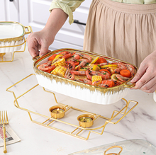 Load image into Gallery viewer, &quot;Arna Lisa&quot; Royal Collection - Luxury Stock Pot + Cover, Casserole Pot Set + Rack - Medium

