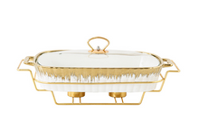 Load image into Gallery viewer, &quot;Arna Lisa&quot; Royal Collection - Luxury Stock Pot + Cover, Casserole Pot Set + Rack - Medium
