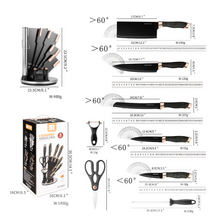 Load image into Gallery viewer, &quot;Arna Lisa&quot; Royal Collection - Luxury Top End Knife Set - Master Series 9 Piece
