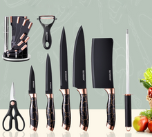 Load image into Gallery viewer, &quot;Arna Lisa&quot; Royal Collection - Luxury Top End Knife Set - Master Series 9 Piece
