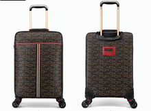 Load image into Gallery viewer, Designer Genuine Leather 2 Piece Rolling Luggage Set - Many Sizes
