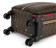 Load image into Gallery viewer, Designer Genuine Leather 2 Piece Rolling Luggage Set - Many Sizes
