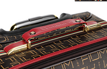 Load image into Gallery viewer, Designer Genuine Leather 2 Piece Rolling Luggage Set - Many Sizes
