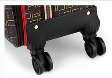 Load image into Gallery viewer, Designer Genuine Leather 2 Piece Rolling Luggage Set - Many Sizes
