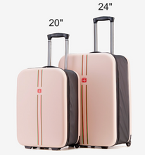Load image into Gallery viewer, Quality Foldable Rolling Luggage Set - Many Styles - 20&quot; or 24&quot; Can Customise with Logo to personalise your Luggage
