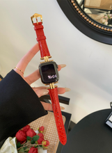 Load image into Gallery viewer, Top Quality Genuine Cow Leather Smart Watch Straps - Many Sizes &amp; Colours
