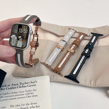 Load image into Gallery viewer, Top Quality Butterfly Canvas Smart Watch Straps - Many Sizes &amp; Colours
