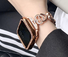 Load image into Gallery viewer, Elegant Smart Watch Diamond Straps - Slim &amp; Stylish - Many Sizes &amp; Colours
