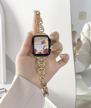 Load image into Gallery viewer, Elegant Smart Watch Diamond Straps - Slim &amp; Stylish - Many Sizes &amp; Colours
