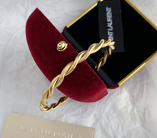 Load image into Gallery viewer, Women&#39;s Designer Gold Bangle + Gift Box

